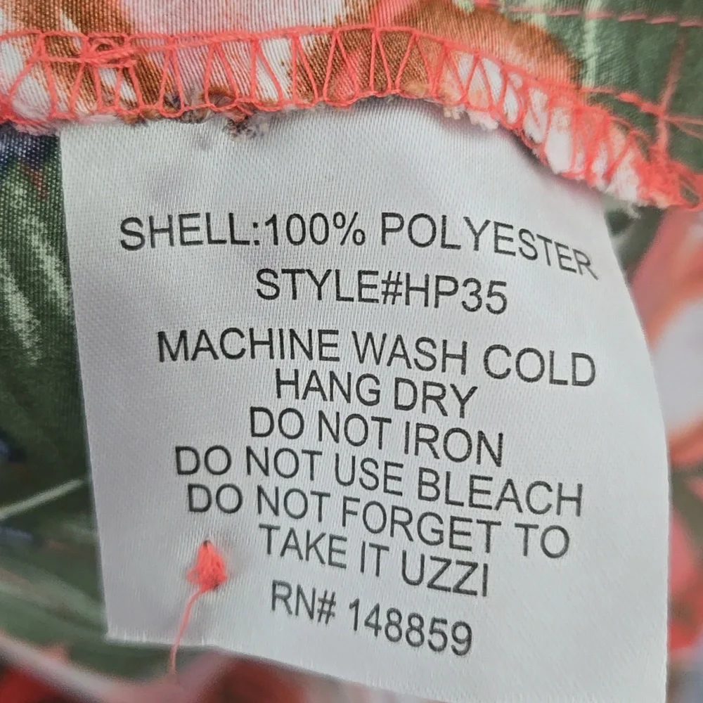 UZZI Hawaiian Floral Men's Shirt - Multicolor - Picture 7 of 9